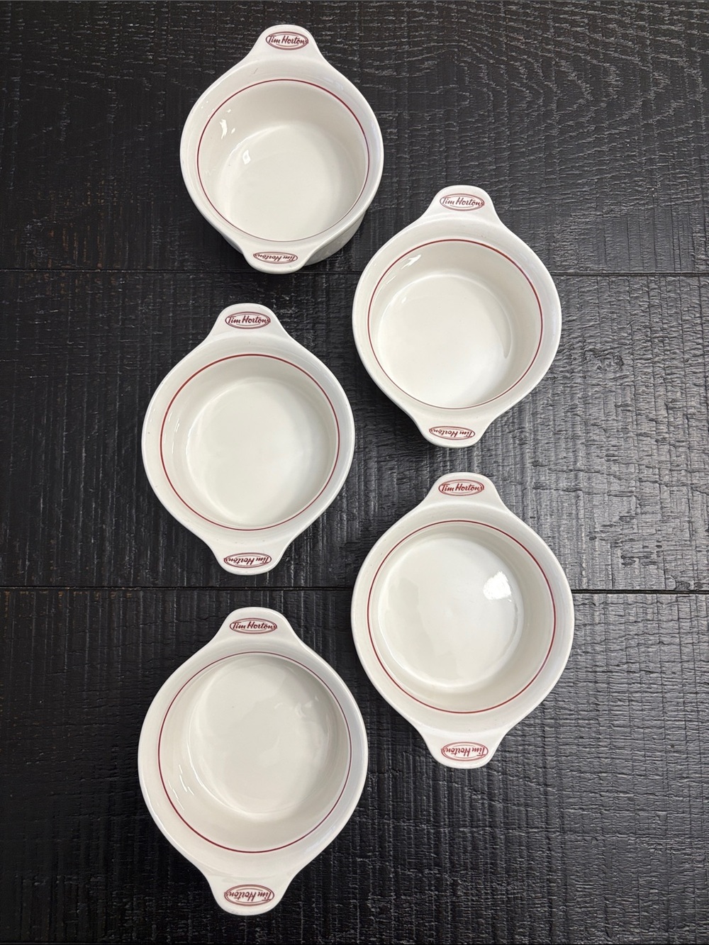 Tim Hortons Soup/Chilli Bowls- Set of 5